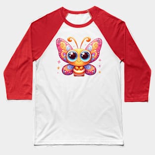 Cute Butterfly Baseball T-Shirt